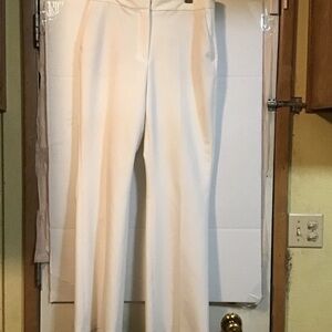 Zara Women's Classic White Trousers